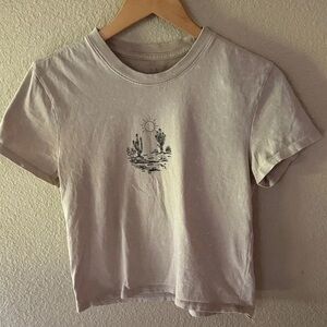 Isaac Morris Beige Graphic Tee